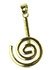 Anhnger Spirale 30 mm vergoldet ArtNr.: A4015-30mmgp