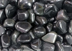 Regenbogen-Obsidian Trommelsteine B-Qualitt