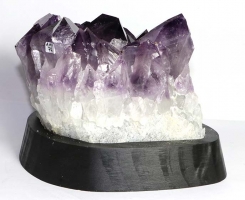 Amethyst No. 72 on wooden stand