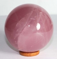 Star Rose Quartz Ball (Sphere) No. 33