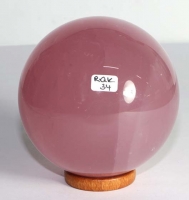 Star Rose Quartz Ball (Sphere) No. 34