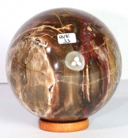 Petrified Wood Ball (Sphere) No. 33