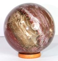 Petrified Wood Ball (Sphere) No. 33