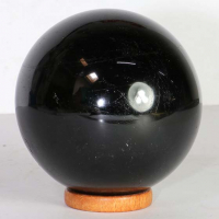 Black Tourmaline (Schorl) Ball (Sphere) No. 42