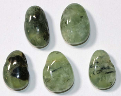 Pendant tumbled stone Prehnite B-Quality