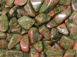 Unakite pierres roules Afrique