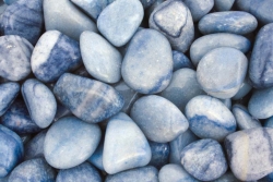 Blue Quartz Tumbled Stones Brazil