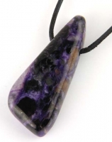 Pendentif pierre roule Charoite No. 12