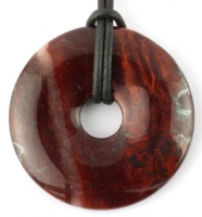 Donut 40 mm Red Tiger Eye B-Quality