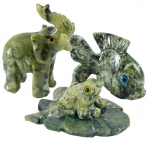 Serpentin-Tiere 3 cm