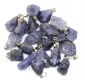 Pendentif Tanzanite brut avec 925 boucle d'argent